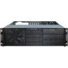 Inter-Tech 3U-30248 Stojak Czarny, Stal nierdzewna-17970294