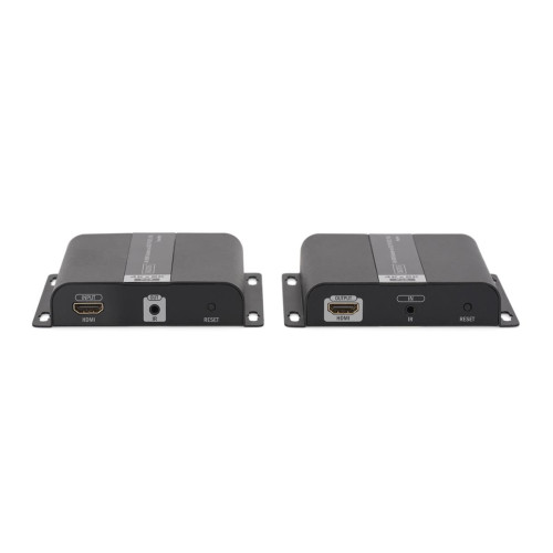 Extender HDMI IP/Cat.5/6/7 120m 4K 30Hz UHD PoEHDCP 1.4 IR audio (zestaw)-17908052