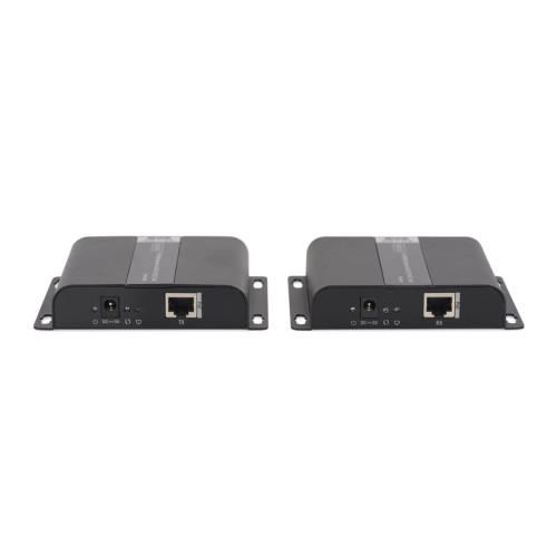 Extender HDMI IP/Cat.5/6/7 120m 4K 30Hz UHD PoEHDCP 1.4 IR audio (zestaw)-17908054