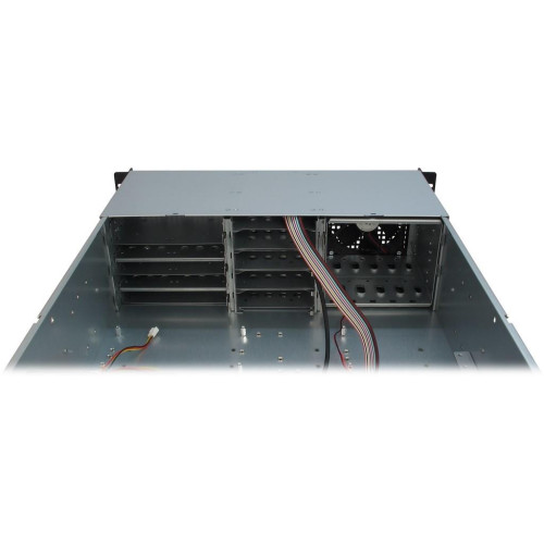 Inter-Tech 3U-30248 Stojak Czarny, Stal nierdzewna-17970296