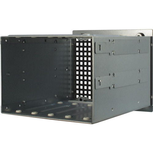 Inter-Tech 3U-30248 Stojak Czarny, Stal nierdzewna-17970300
