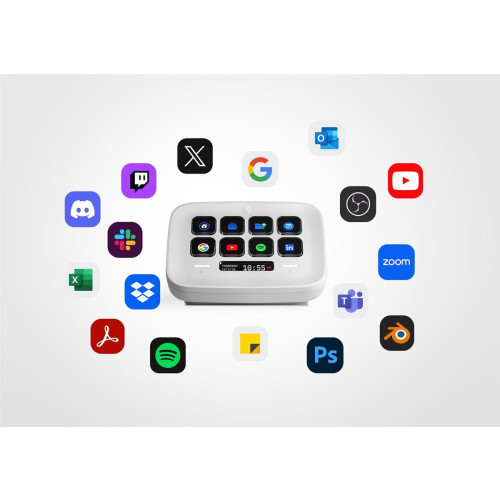 Kontroler zewnętrzny Elgato Stream Deck Neo, biały, 8 konfigurowalnych klawiszy-18048318