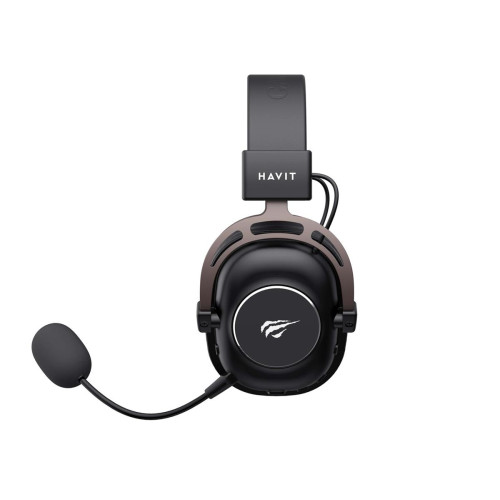 Słuchawki gamingowe Havit 2.4G H2002YG (czarno-ochrowy)-18095959