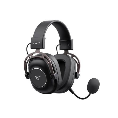 Słuchawki gamingowe Havit 2.4G H2002YG (czarno-ochrowy)-18095962