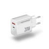 ESPERANZA ŁADOWARKA SIECIOWA 20W USB-C PD 20W / USB-A QC 3.0 18W BIAŁA EZC105W-18101824