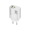 ESPERANZA ŁADOWARKA SIECIOWA 20W USB-C PD 20W / USB-A QC 3.0 18W BIAŁA EZC105W-18101826