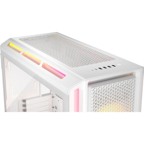 Corsair 5000T LX RGB Tempered Glass Mid-Tower White-18111125