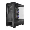 GEMBIRD OBUDOWA FORNAX X550 AQUARIUM MIDI-TOWER (2X USB 3.1, 1X USB TYPE-C) 3X FAN, CZARNA-18206070