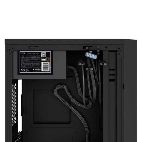 GEMBIRD OBUDOWA FORNAX K170 600W 80PLUS BRONZE MINI-TOWER (1X USB 3.1, 2X USB 2.0, 1X USB TYP-C, CZYTNIK KART) CZARNA-18