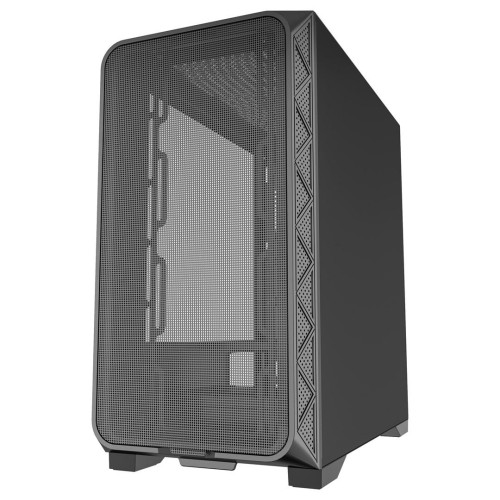 GEMBIRD OBUDOWA FORNAX MK200 MESH, WITHOUT FANS MINI-TOWER (1X USB 3.0, 1X USB 2.0, 1X USB TYPE-C) BLACK-18206063
