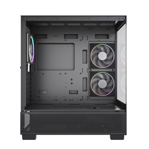GEMBIRD OBUDOWA FORNAX X550 AQUARIUM MIDI-TOWER (2X USB 3.1, 1X USB TYPE-C) 3X FAN, CZARNA-18206074
