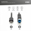 Kabel połączeniowy USB 3.0 SuperSpeed 5Gbps Typ USB C/B M/M Power Delivery czarny 1.8m-18364876