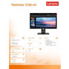Monitor 27 cali ThinkVision T27QD-40 WLED LCD 64AAGAT2EU-18368204