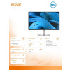 Monitor 27 cali P2725QE IPS LED UHD 4K(3840x 2160)/16:9/HDMI/DP/USB-C/3xUSB/RJ45/3Y-18371869
