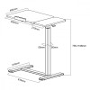 Mobilne biurko/stand na laptop MC-120B, 76-109cm-18371944