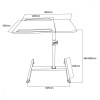 Mobilne biurko/stand na laptop MC-121 B-18371969