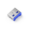 Smartkeeper UL03PKDB bloker portów Blokada portu + klucz USB Typu-A Niebieski 6 szt.