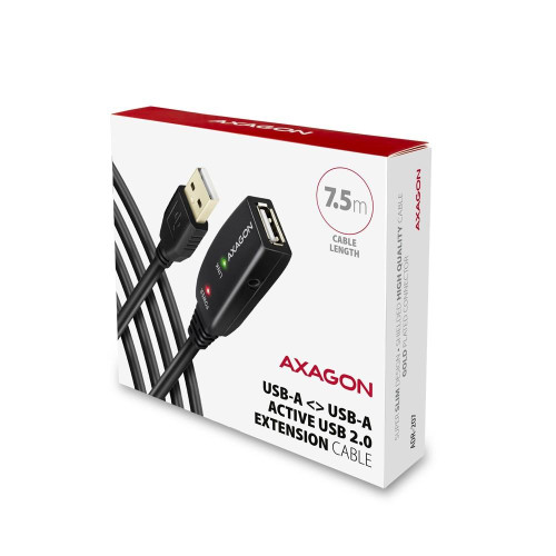 ADR-207 USB 2.0 A-M -> A-F aktywny kabel przedłużacz/wzmacniacz 7.5m-18368450