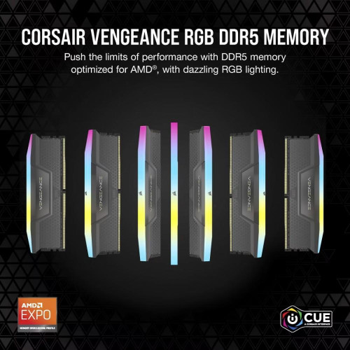 Pamięć DDR5 Vengeance RGB 96GB/6000(2*48GB) CL30 AMD EXPO & Intel XMP-18370702