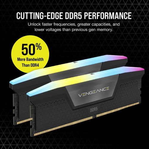 Pamięć DDR5 Vengeance RGB 96GB/6400(2*48GB) CL32-18370713