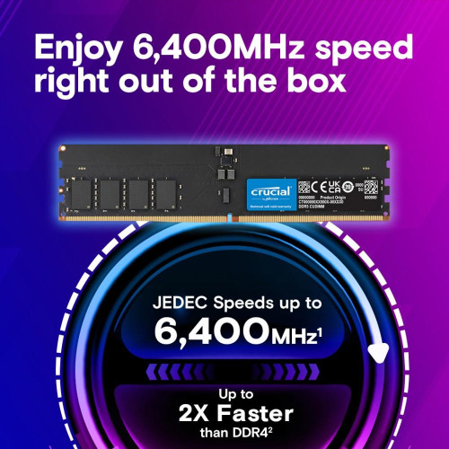 Pamięć DDR5 32GB/6400 (2*16GB) CL52 CUDIMM-18372229