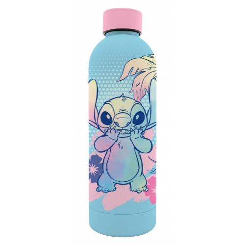 Bidon ze stali nierdzewnej z nadrukiem 3D 500ml Stitch