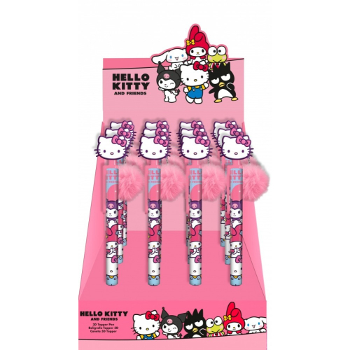 Długopis z toperem Hello Kitty Display 12 sztuk