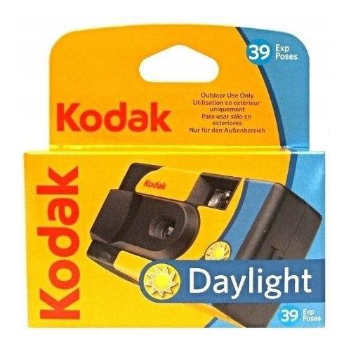 Kodak DAYLIGHT Aparat Fotograficzny Jednorazowy z filmem kolorowym 27+12 klatek zdjęć, bez wbudowanej lampy błyskowej