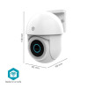 Kamera zewnętrzna Nedis Smartlife Wifi, IP65 czujnik ruchu, night vision, biały-18474924