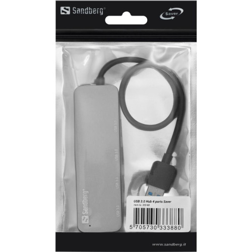 Sandberg USB 3.0 Hub 4 ports SAVER-18403619