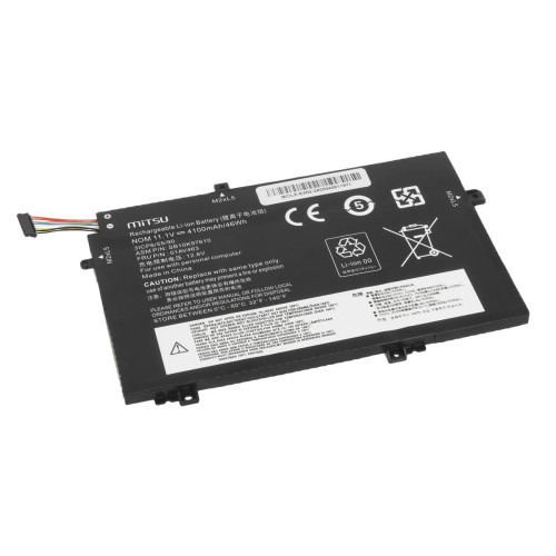 Bateria Mitsu do Lenovo ThinkPad L14, L15, L480, L580-18419241
