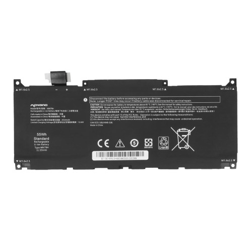 Bateria Movano do Dell XPS 13 Plus 9320-18419286
