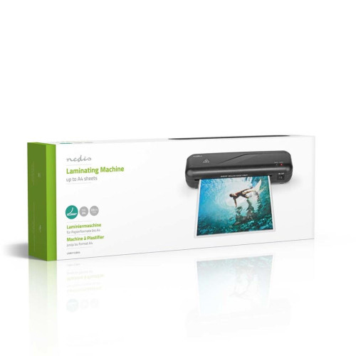 Nedis LAMI112BK4 laminator Laminator na gorąco 230 mm/min Czarny-18473673