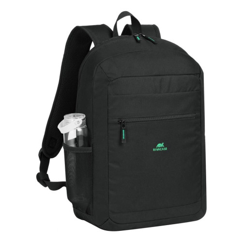 Rivacase Gremio plecak City backpack Czarny Poliester, Przetworzony politereftalan etylenu (rPET)-18485519