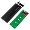 LogiLink UA0314 obudowa do dysków twardych Obudowa SSD Czarny M.2