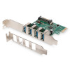 Digitus 4 porty USB 3.0, karta PCI Express