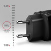 Axagon ACU-PQ20 wall charger QC3.0/AFC/FCP+ PD type-C 20 W - schwarz - USB Typ C Telefon komórkowy, Smartfon, Smartwatc