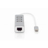 Digitus 3-portowy hub USB 2.0 i adapter LAN Fast Ethernet ze złączem Type-C™-18592585