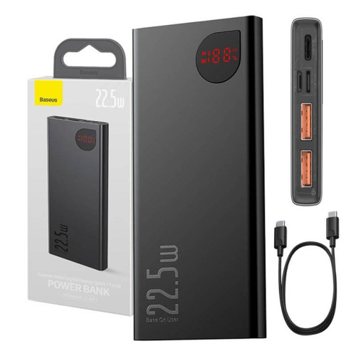 Baseus 6932172618292 bank mocy Litowo-jonowa (Li-Ion) 10000 mAh Czarny