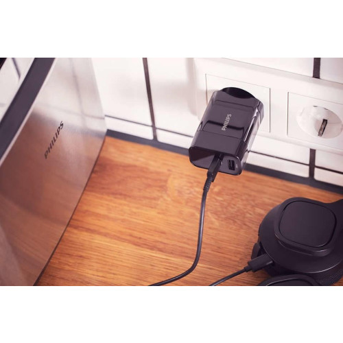 Philips DLP2621/12 ładowarka do urządzeń przenośnych Uniwersalne Czarny Prąd przemienny Wewnętrzna-18531803
