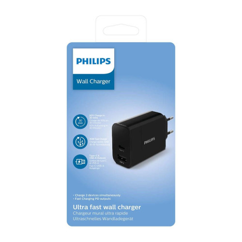 Philips DLP2621/12 ładowarka do urządzeń przenośnych Uniwersalne Czarny Prąd przemienny Wewnętrzna-18531804