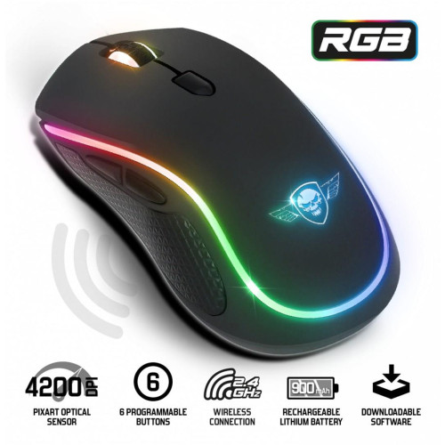 Spirit of Gamer PRO-M9 myszka Gaming Oburęczny RF Wireless Optyczny 4200 DPI-18544181