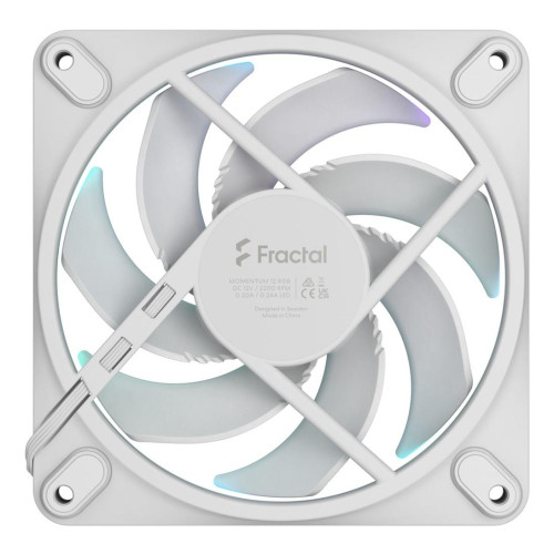 Fractal Design Momentum 12 RGB Obudowa komputera Wentylator 12 cm Biały 1 szt.-18571037