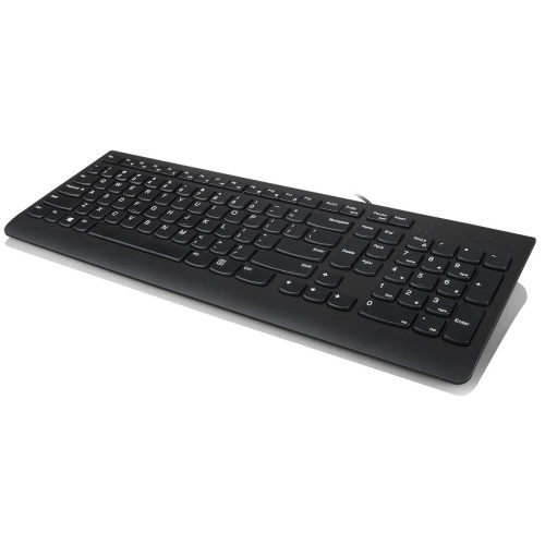 Lenovo 300 klawiatura Dołączona myszka Uniwersalne USB QWERTY US English Czarny-18592760