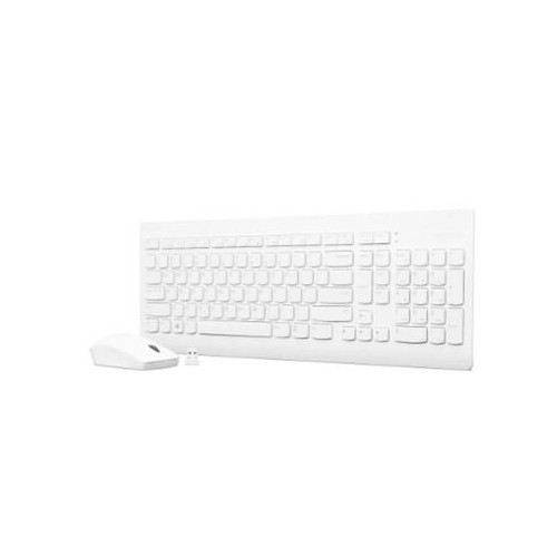 Lenovo | Bezprzewodowa klawiatura i mysz Combo | 510 | Biały | Kombinacja klawiatury i myszy | Łączność bezprzewodowa 2,4 GHz przez Nano USB | Baterie