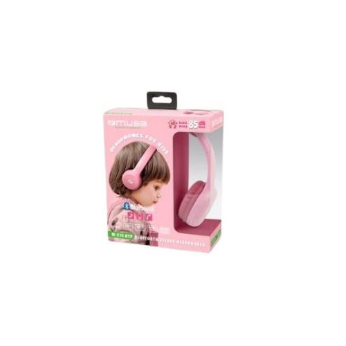 Muse M-215 BTP słuchawki/zestaw słuchawkowy Bezprzewodowy Opaska na głowę Muzyka Bluetooth Różowy-18593244