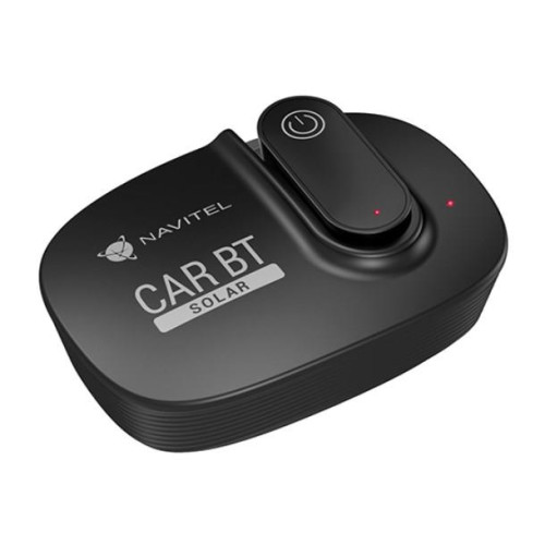 Navitel Solar Car BT Zestaw słuchawkowy Bezprzewodowy Douszny Samochód Bluetooth Czarny
