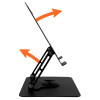 MEDIA-TECH REGULOWANA, OBRACANA, ERGONOMICZNA PODSTAWKA POD LAPTOPA LAPTOP STAND ROTO MT2662-18619056
