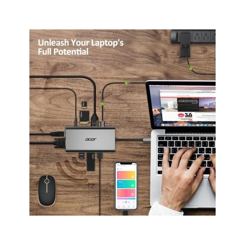 Acer 10-in-1 Type C dongle 3xUSB 3.0-18630735