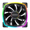 Montech RX140 PWM Obudowa komputera Wentylator 14 cm Czarny 1 szt.-18716502